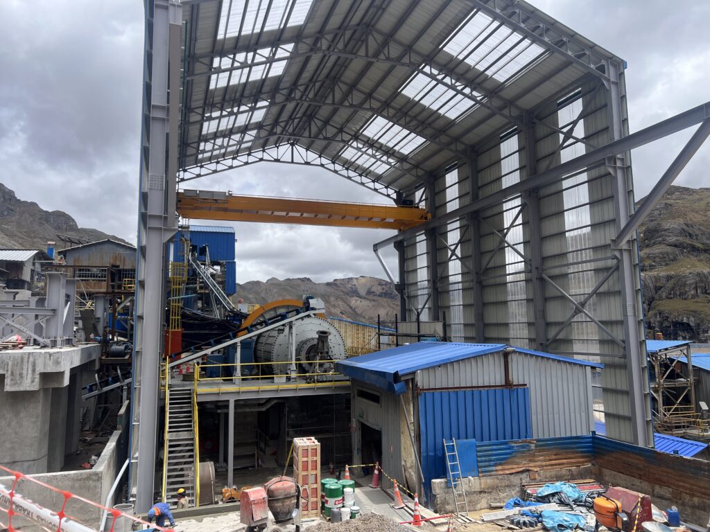 Nave Industrial - Sección Molienda - Fabricación y montaje a cargo de FyCo