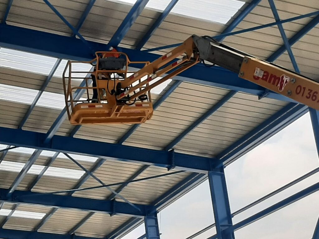 Nave industrial-Nave dovelas-Proyecto Majes Siguas II - ingeniería, fabricación y montaje a cargo de FyCo